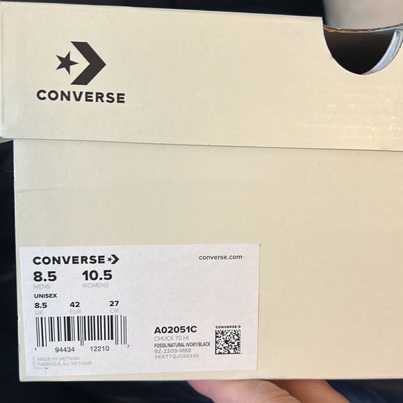 Stussy x Converse Chuck Taylors size 8.5M 10.5W - Picture 3 of 11